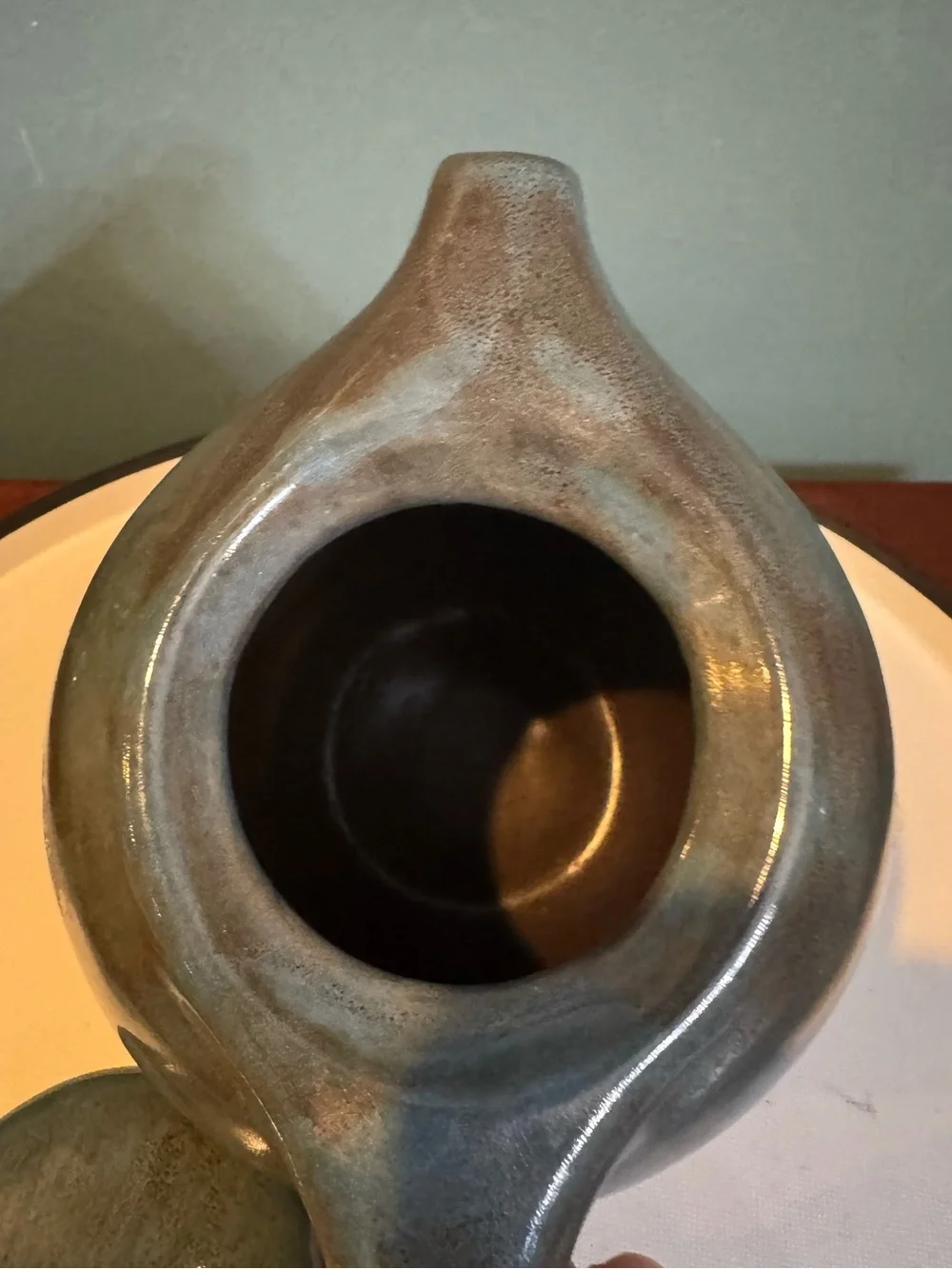 Mara Stoneware Faces Tea Pot Teapot, Made in Mexico
